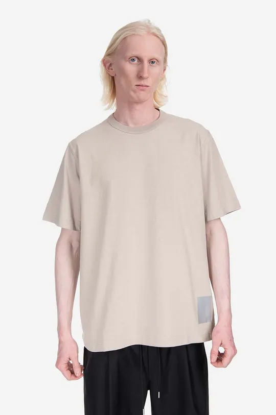 beżowy Norse Projects t-shirt bawełniany Holger Tab Series Męski