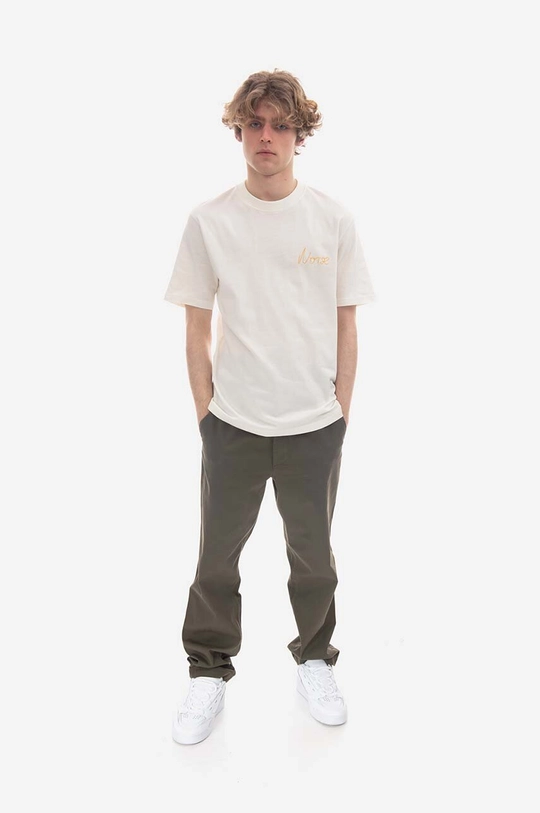 Norse Projects tricou din bumbac alb