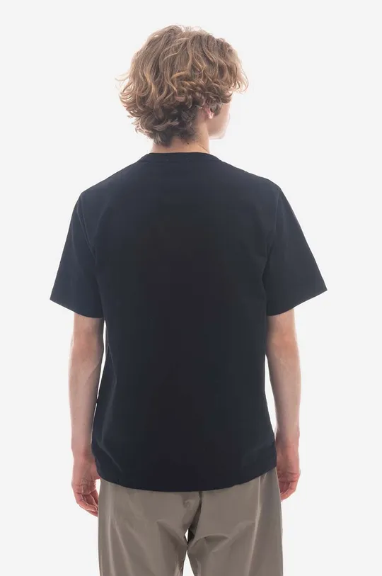 Bavlnené tričko Norse Projects Holger Tab Series 100 % Organická bavlna