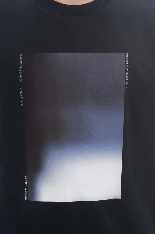 Βαμβακερό μπλουζάκι Norse Projects Johannes Blur Print
