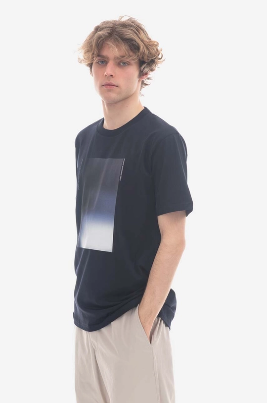 Βαμβακερό μπλουζάκι Norse Projects Johannes Blur Print