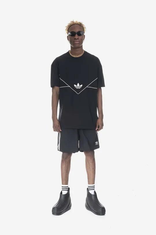 Памучна тениска adidas Originals черен