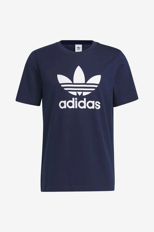 granatowy adidas Originals t-shirt bawełniany Adicolor Classics Trefoil