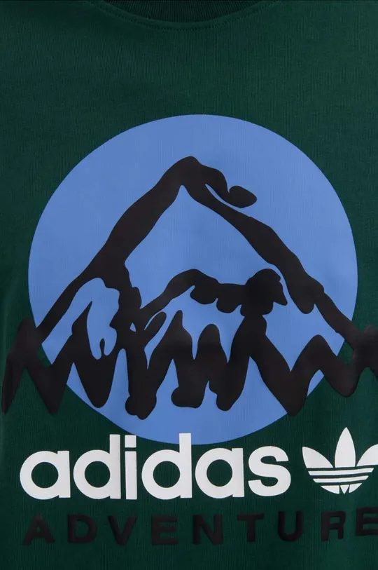 zelená Bavlnené tričko adidas Originals Adventure Mountain Front Tee