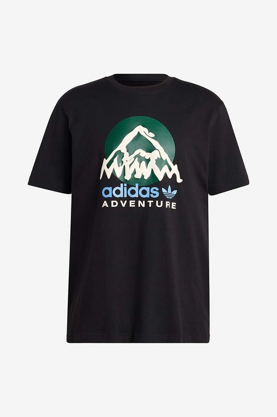 черен Памучна тениска adidas Originals Adventure Mountain Front Tee