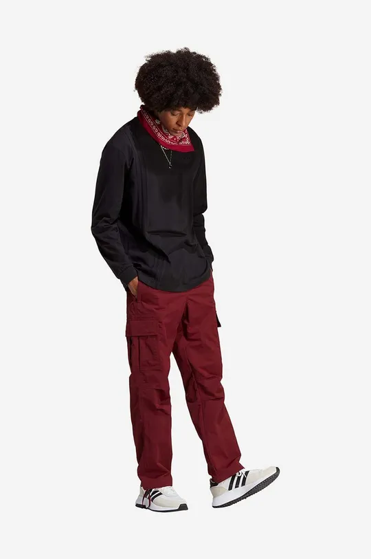 Bavlnené tričko s dlhým rukávom adidas Originals RIFTA City Boy Essential Longsleeve Tee čierna