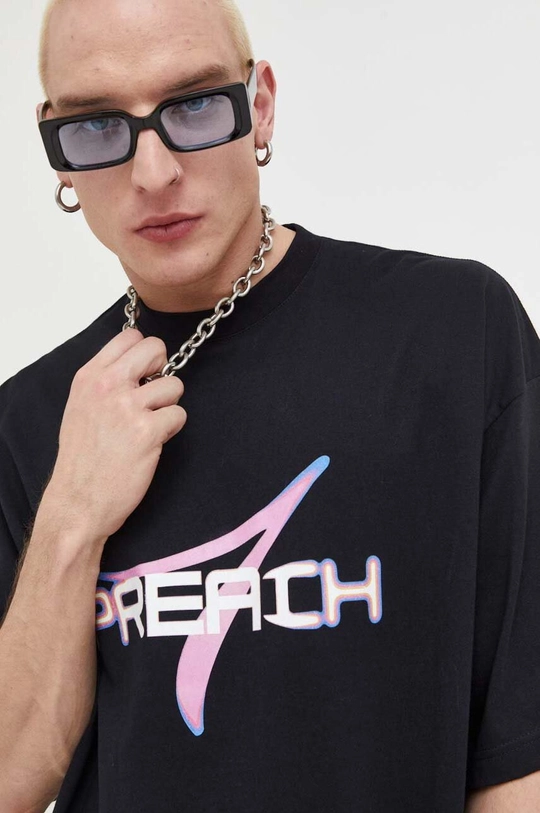 Preach tricou din bumbac negru 206276