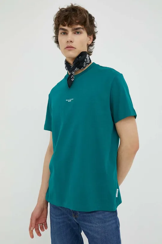 πράσινο Βαμβακερό μπλουζάκι Marc O'Polo DENIM Ανδρικά