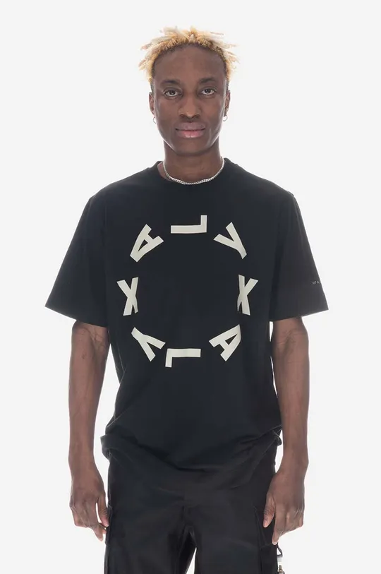 czarny 1017 ALYX 9SM t-shirt bawełniany Męski