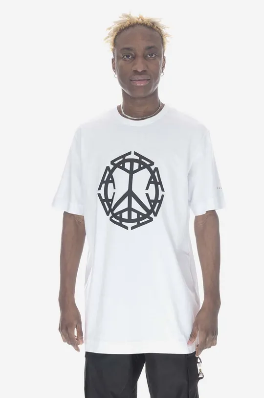 λευκό Βαμβακερό μπλουζάκι 1017 ALYX 9SM Peace Sing Ανδρικά