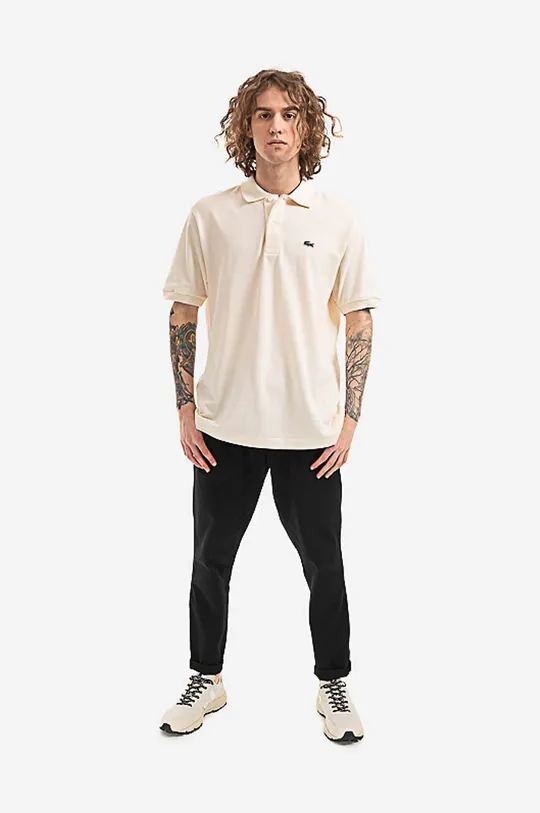 Lacoste cotton polo shirt Classic Fit beige