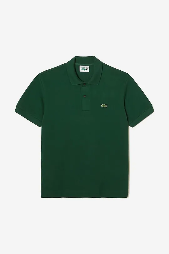 Lacoste cotton polo shirt Piqué L1221 70V green