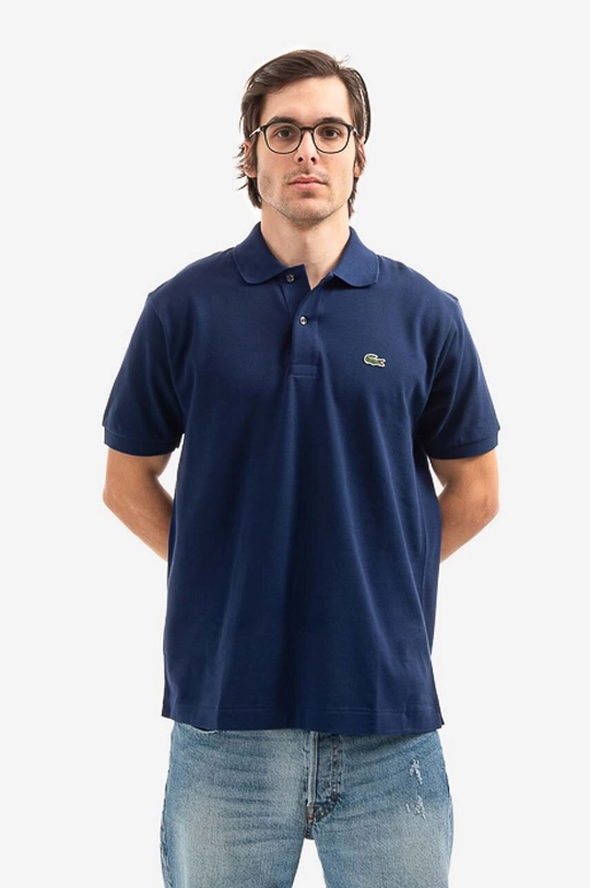 navy Lacoste cotton polo shirt Men’s