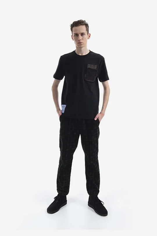Βαμβακερό μπλουζάκι MCQ μαύρο