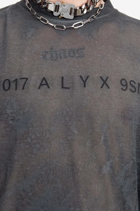чёрный Хлопковая футболка 1017 ALYX 9SM Translucent Graphic