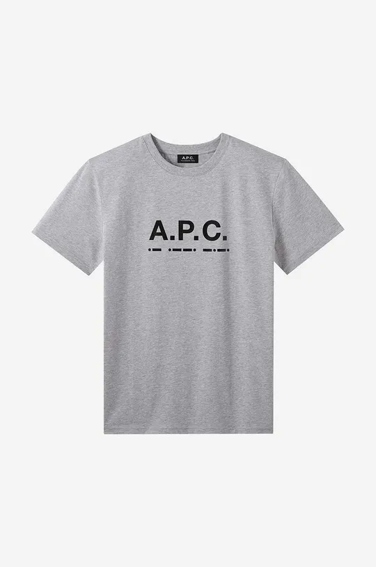 сірий Бавовняна футболка A.P.C. Sven