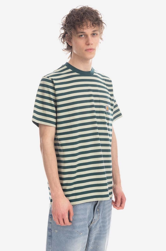 Carhartt WIP tricou din bumbac verde