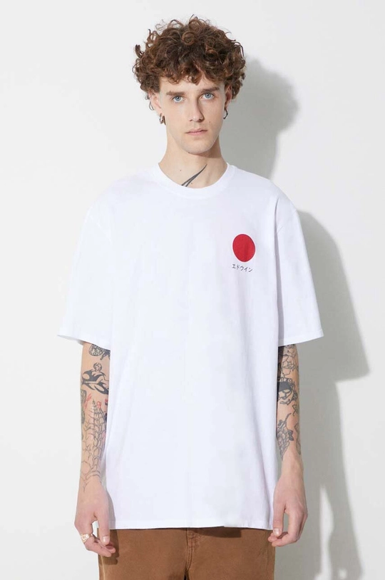 white Edwin cotton t-shirt Single Men’s