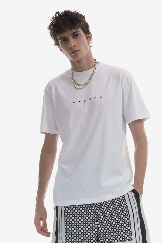 white STAMPD cotton t-shirt Men’s