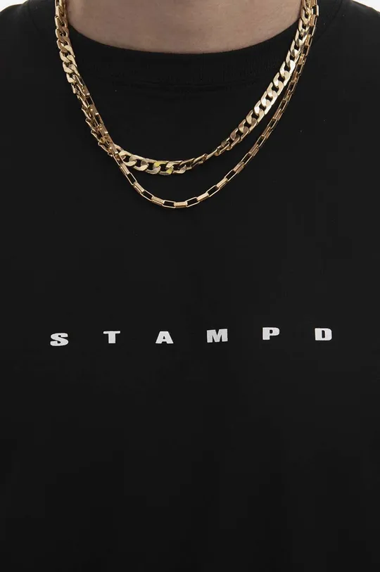 black STAMPD cotton t-shirt