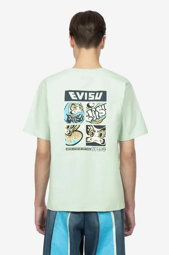 Βαμβακερό μπλουζάκι Evisu