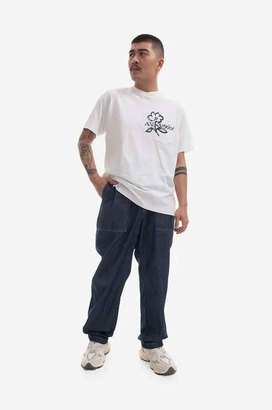 alb Engineered Garments tricou din bumbac De bărbați