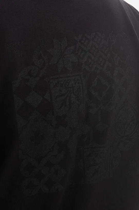 Βαμβακερό μπλουζάκι Engineered Garments μαύρο