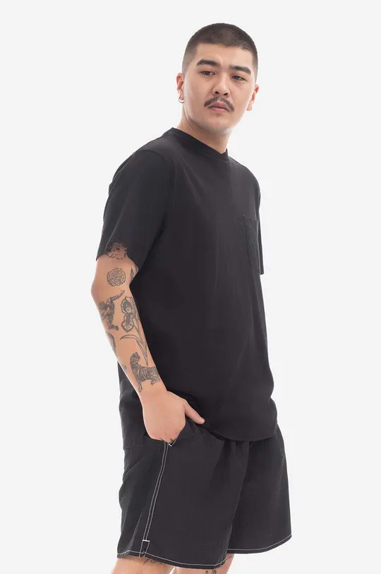 czarny Engineered Garments t-shirt bawełniany