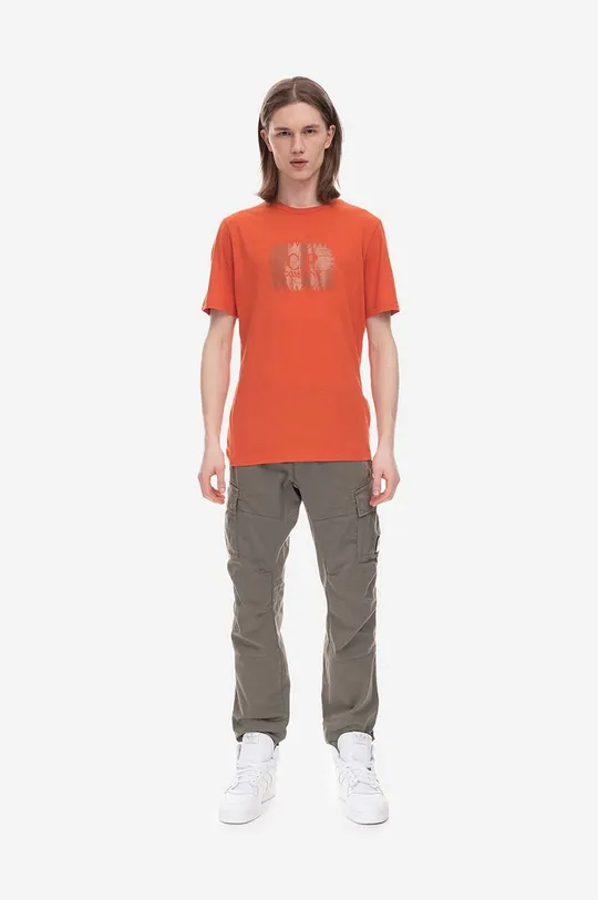 oranžová Bavlněné tričko C.P. Company Pánský