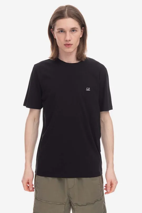 C.P. Company tricou din bumbac 30/1 Jersey Goggle T-shirt negru