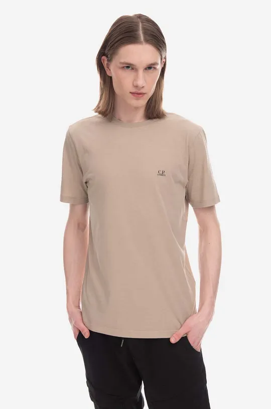 bej C.P. Company tricou din bumbac 30/1 Jersey Small Logo T-shirt De bărbați