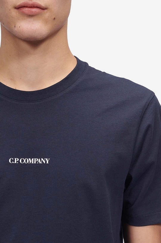 C.P. Company cotton T-shirt 30/1 Jersey Compact Logo T-shirt blue