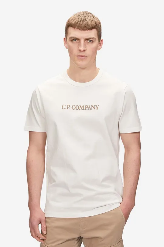 alb C.P. Company tricou din bumbac De bărbați