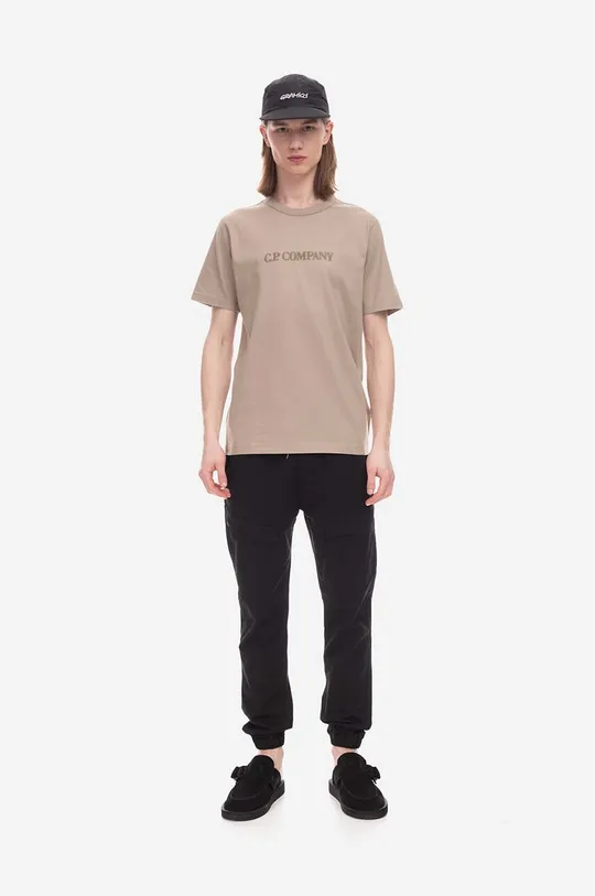 beige C.P. Company t-shirt in cotone