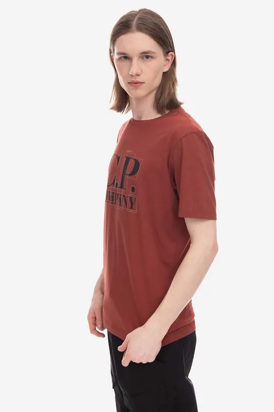 кафяв Памучна тениска C.P. Company