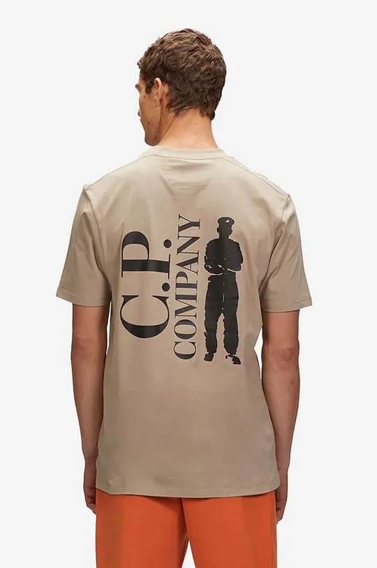 bej C.P. Company tricou din bumbac De bărbați