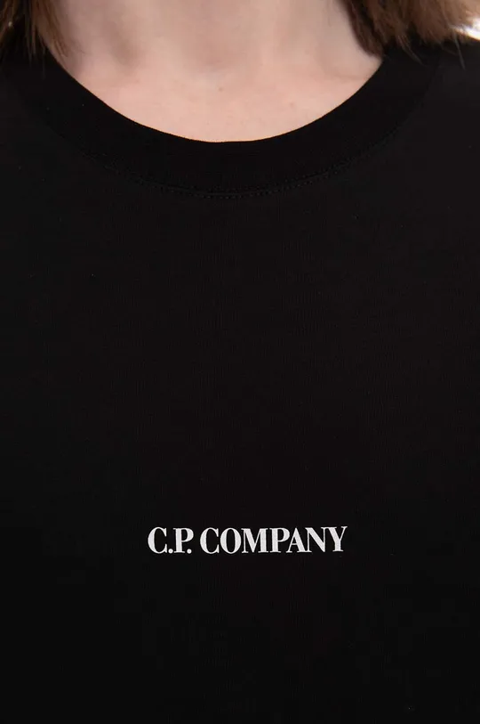 C.P. Company t-shirt bawełniany czarny