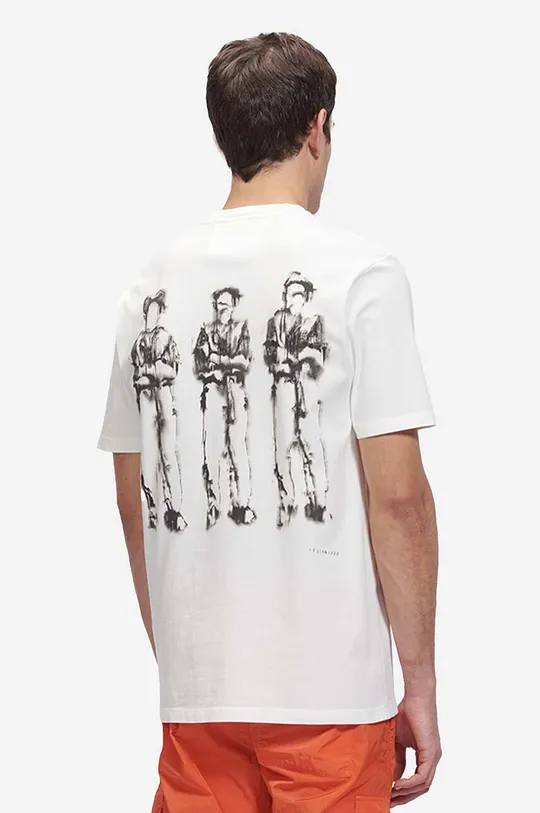 alb C.P. Company tricou din bumbac De bărbați