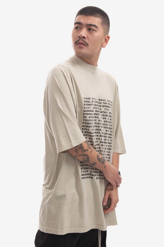 Rick Owens tricou Knit Jumbo SS T DU01C6274 RNEP3 bej