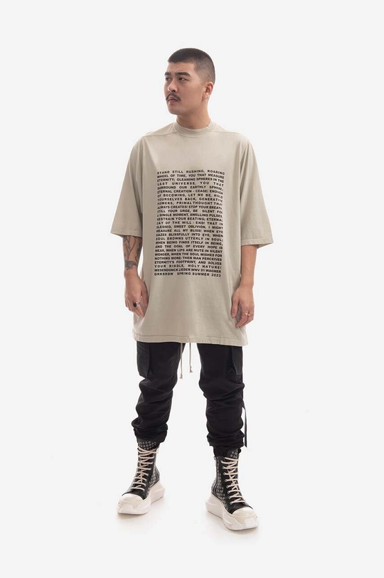 Тениска Rick Owens Knit Jumbo SS T DU01C6274 RNEP3 100% органичен памук