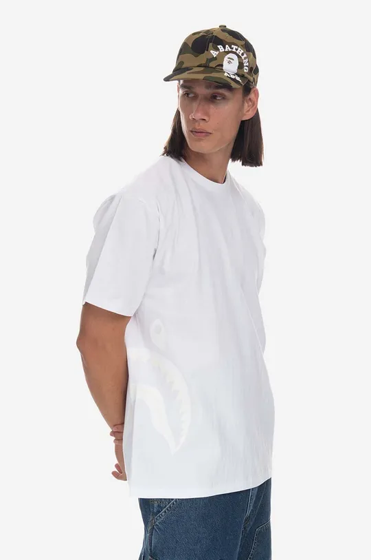 λευκό Βαμβακερό μπλουζάκι A Bathing Ape