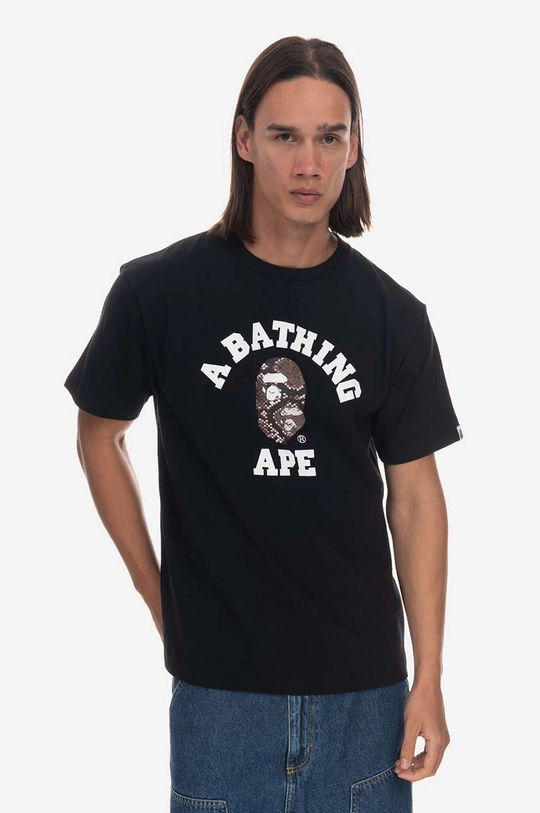 Βαμβακερό μπλουζάκι A Bathing Ape  100% Βαμβάκι