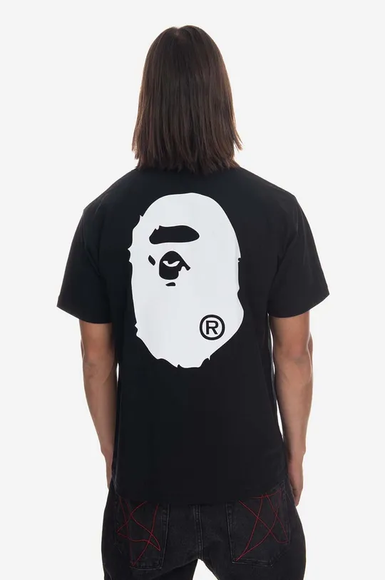 μαύρο Μπλουζάκι A Bathing Ape Ανδρικά