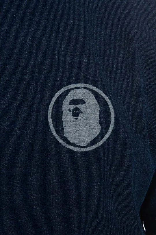 Хлопковая футболка A Bathing Ape голубой