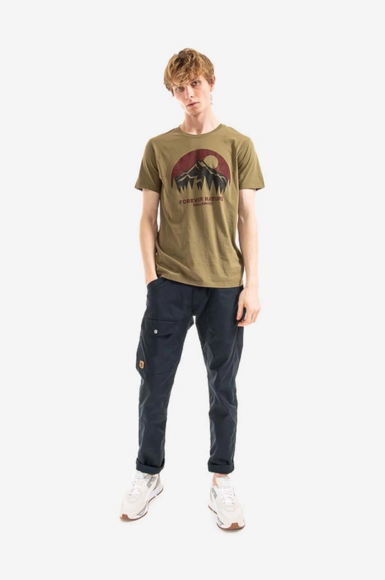 Fjallraven cotton t-shirt green