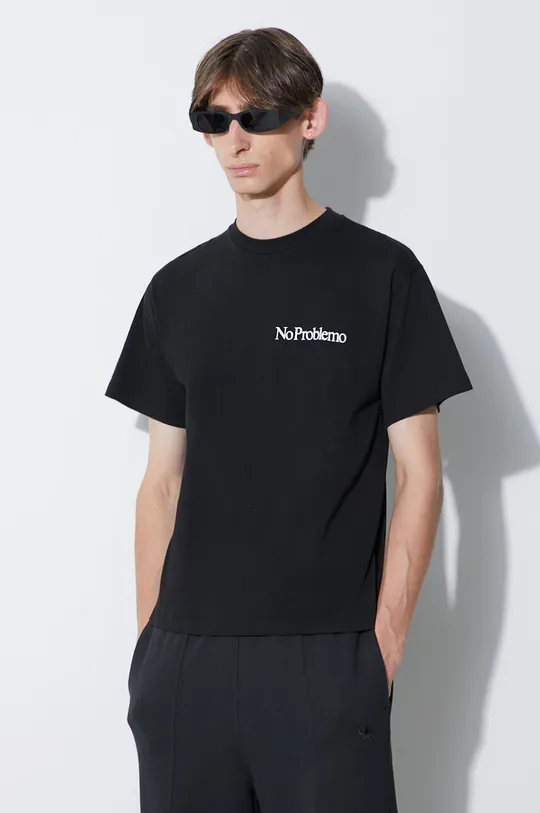 nero Aries t-shirt in cotone