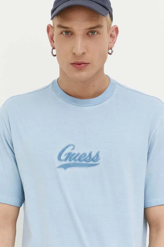 Βαμβακερό μπλουζάκι Guess Originals  100% Βαμβάκι