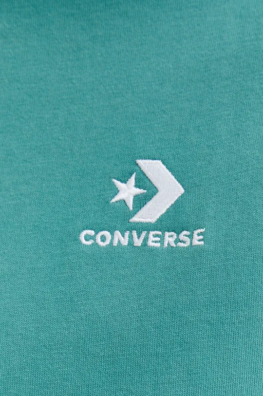 бирюзовый Хлопковая футболка Converse