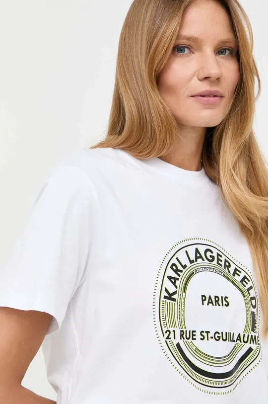 Karl Lagerfeld pamut póló Uniszex