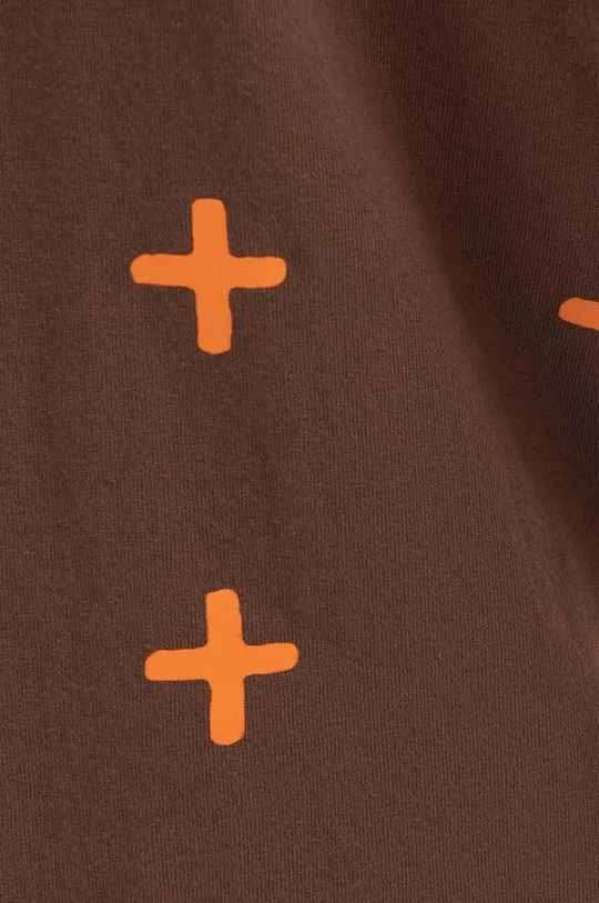 Бавовняна футболка KSUBI коричневий